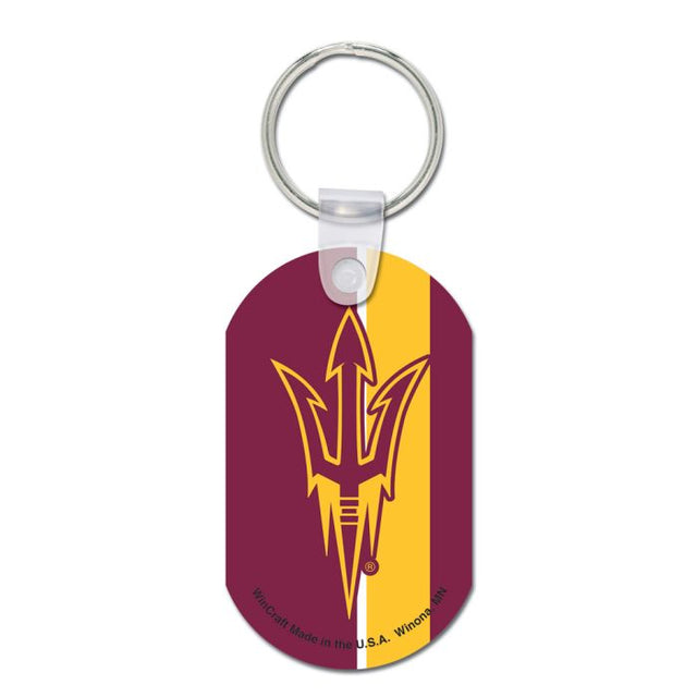 Llavero de metal de los Arizona State Sun Devils (aluminio)