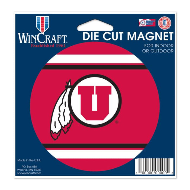 Utah Utes Die Cut Magnet 4.5" x 6"