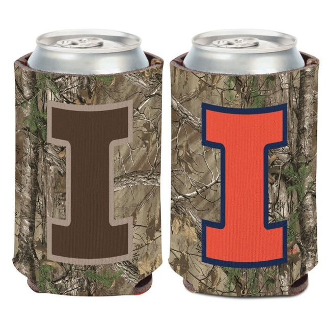 Illinois Fighting Illini / Camo Can Cooler 12 oz.