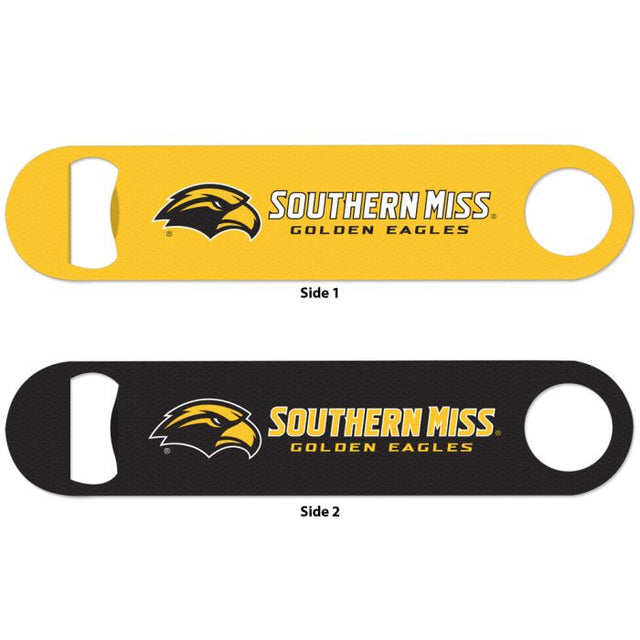 Abridor de botellas de metal de dos lados de Southern Miss Golden Eagles