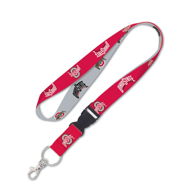 Cordón de los Ohio State Buckeyes con hebilla desmontable de 1"