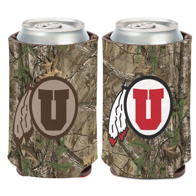 Utah Utes / Camo Can Cooler 12 oz.