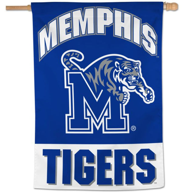 Bandera vertical de los Memphis Tigers de 28" x 40"