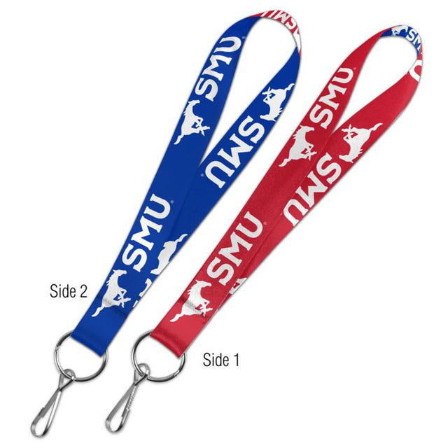 Southern Methodist Mustangs Lanyard Key Strap 1"