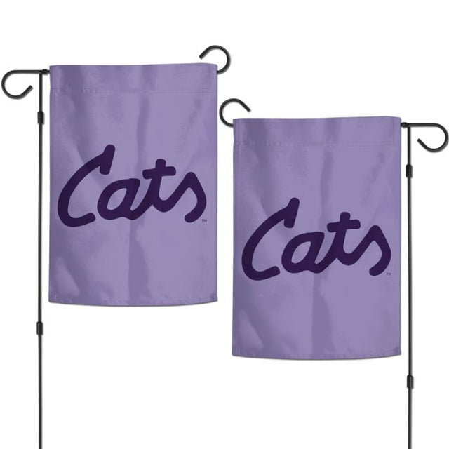 Banderas de jardín de Kansas State Wildcats de 2 lados, 12,5" x 18"