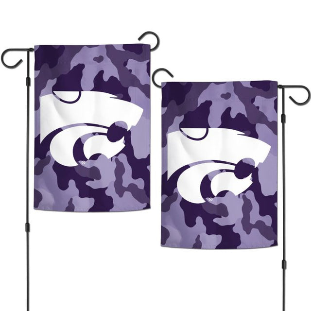 Banderas de jardín de Kansas State Wildcats de 2 lados, 12,5" x 18"