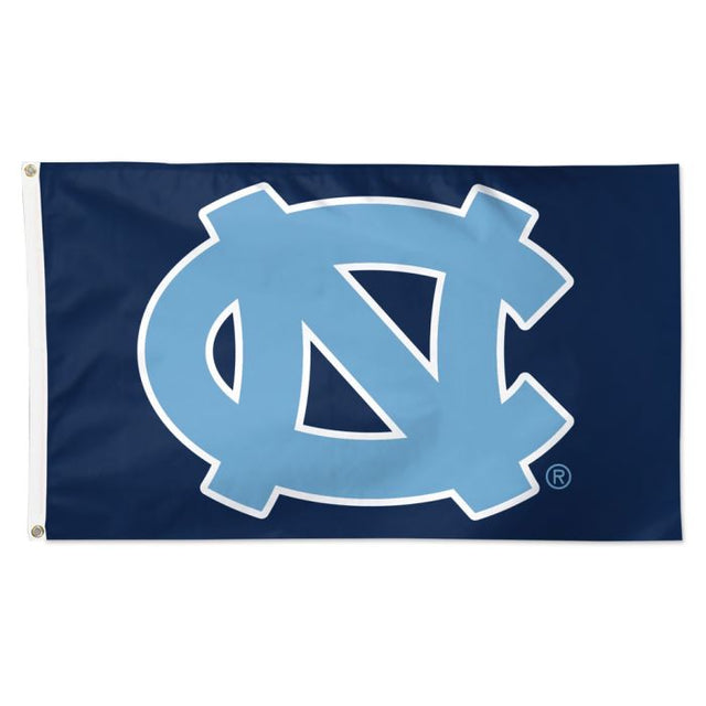 Bandera azul marino de los Tar Heels de Carolina del Norte - Deluxe 3' X 5'