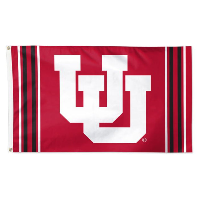 Utah Utes VERTICAL STRIPES Flag - Deluxe 3' X 5'