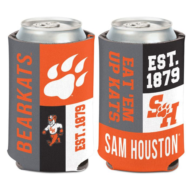 Enfriador de latas COLOR BLOCK de Sam Houston State Bearkats, 12 oz.