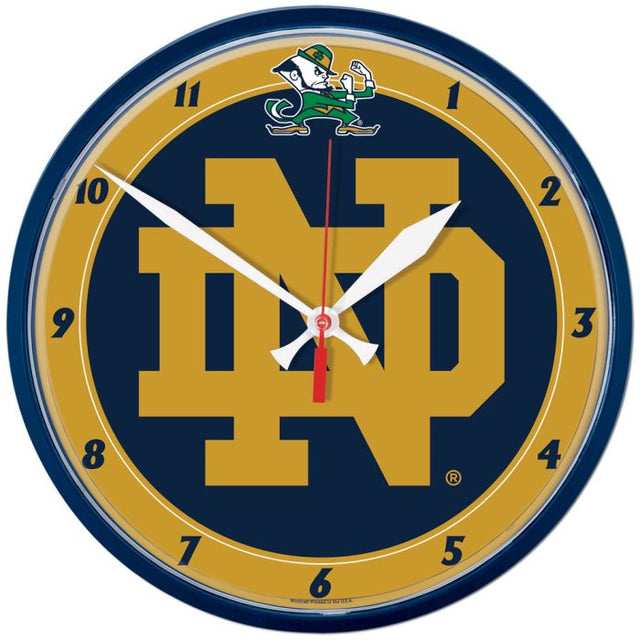 Reloj de pared redondo de Notre Dame Fighting Irish de 12,75"