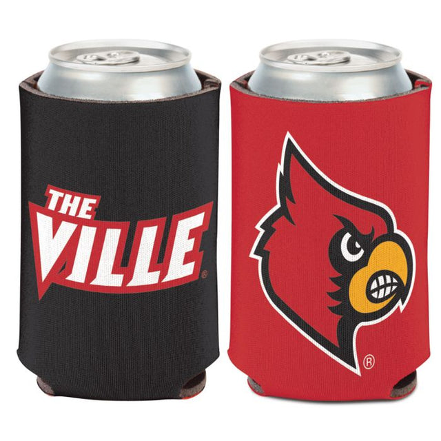 Enfriador de latas con logotipo principal de los Louisville Cardinals, 12 oz.