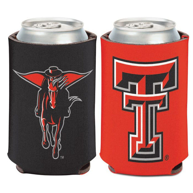 Enfriador de latas con logotipo principal de Texas Tech Red Raiders, 12 oz.