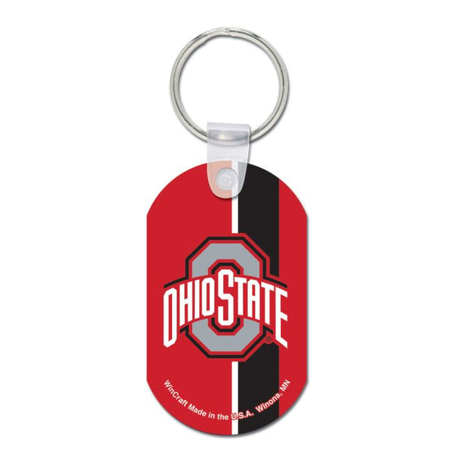 Llavero de metal de los Ohio State Buckeyes (aluminio)