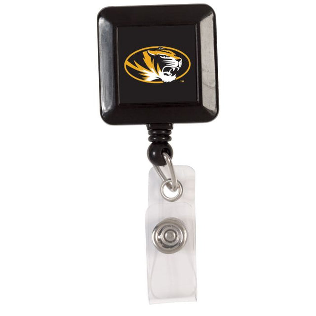 Porta credencial retráctil de los Missouri Tigers