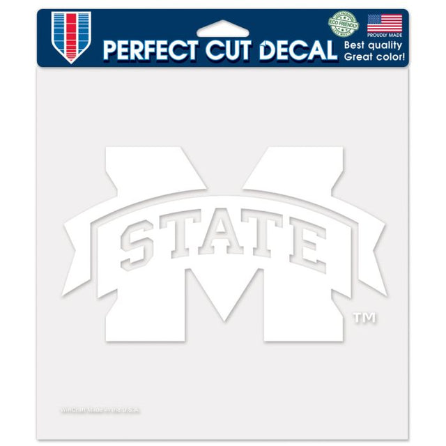 Mississippi State Bulldogs Perfect Cut Decals 8" x 8"