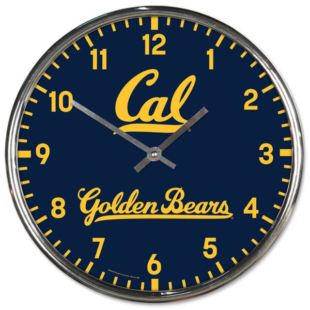 California Golden Bears Chrome Clock