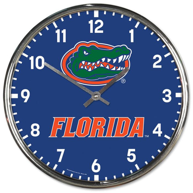 Florida Gators Chrome Clock