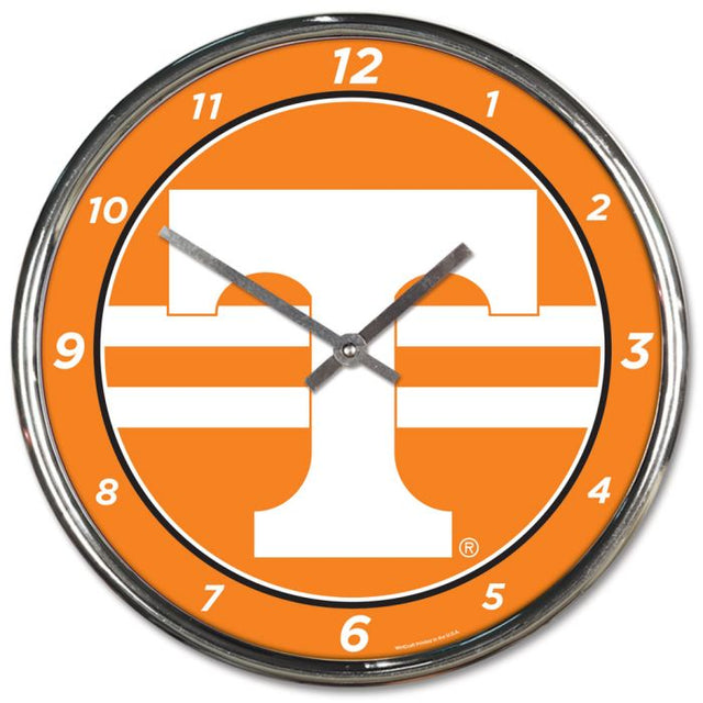 Tennessee Volunteers Chrome Clock