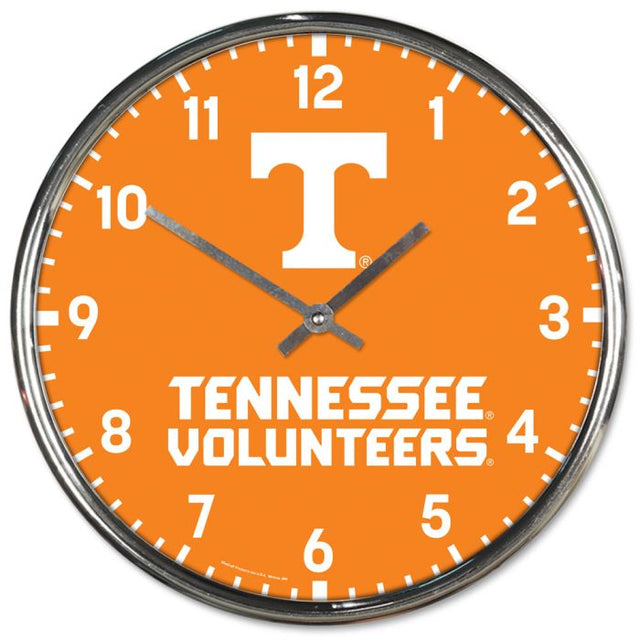 Tennessee Volunteers Chrome Clock