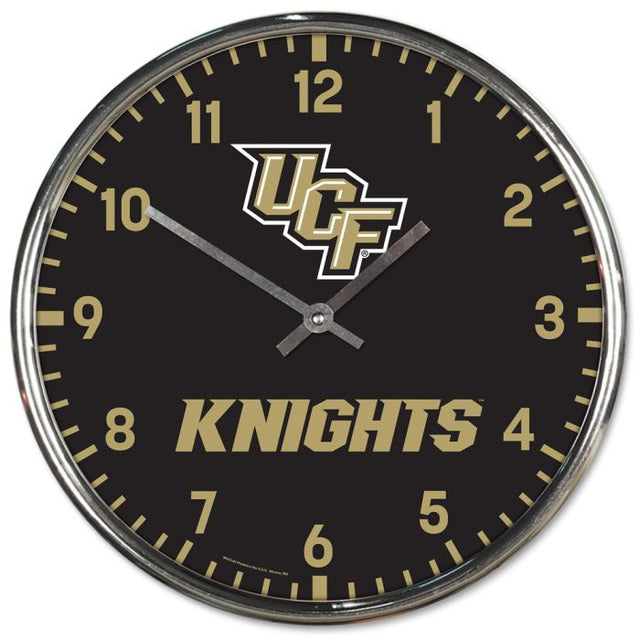 UCF Knights 镀铬时钟