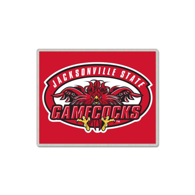 Tarjeta de joyería con pin de colección de los Jacksonville State Gamecocks