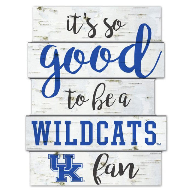 Kentucky Wildcats BIRCH WOOD Wood Sign 11"X14"