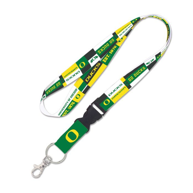 Cordón con hebilla desmontable de 1" en color BLOCK de Oregon Ducks