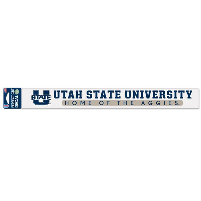 Utah State Aggies Perfect Cut Decals 2" x 17"