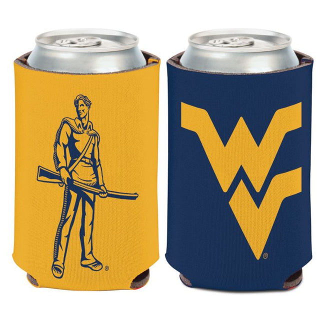 Enfriador de latas con logotipo principal de West Virginia Mountaineers, 12 oz.