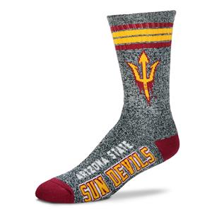 Arizona State Sun Devils - Deuce de 4 rayas jaspeadas GRANDE