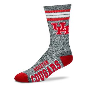 Houston Cougars - Deuce de 4 rayas jaspeado GRANDE