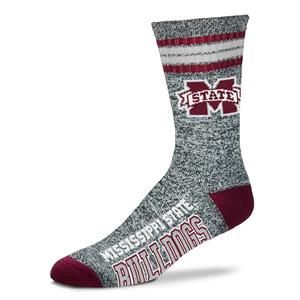 Mississippi State Bulldogs - Marbled 4 Stripe Deuce LARGE