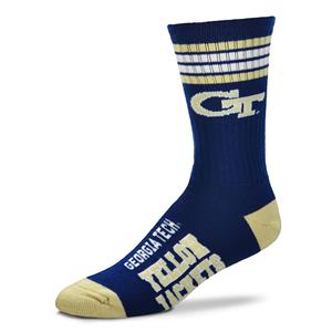 Georgia Tech Yellow Jackets - Camiseta juvenil de 4 rayas Deuce