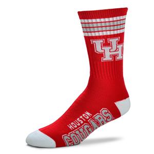 Houston Cougars - Camiseta juvenil de 4 rayas Deuce