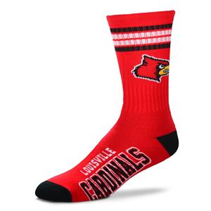 Louisville Cardinals - 4 Stripe Deuce LARGE