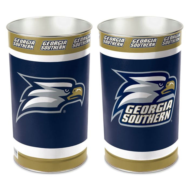 Papelera cónica de 15" de alto de Georgia Southern Eagles