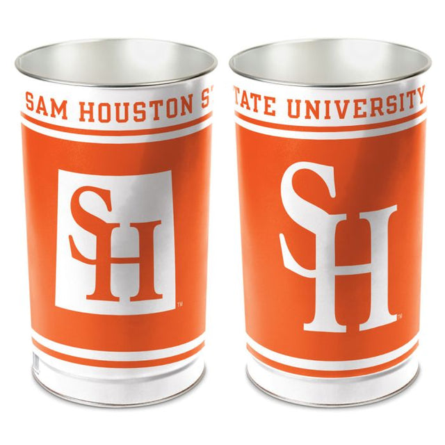 Sam Houston State Bearkats Wastebasket - tapered 15"H