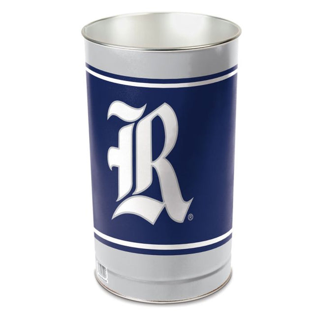 Rice Owls Wastebasket - tapered 15"H