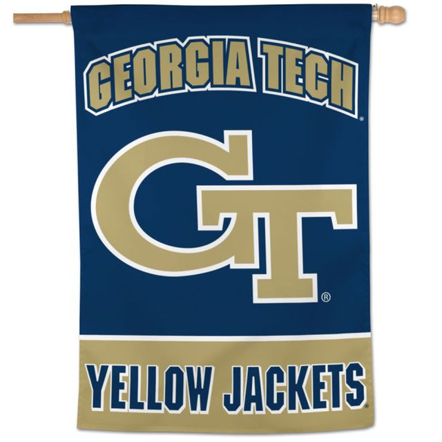 Georgia Tech Yellow Jackets Vertical Flag 28" x 40"