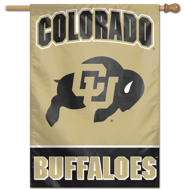 Bandera vertical de los Colorado Buffaloes de 28" x 40"