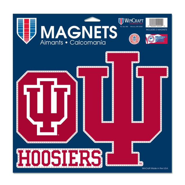 Indiana Hoosiers Vinyl Magnet 11" x 11"