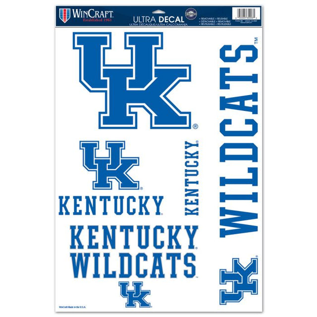 Calcomanía multiusos de Kentucky Wildcats, 11" x 17"