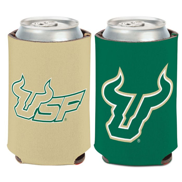 Enfriador de lata de dos colores South Florida Bulls de 12 oz.