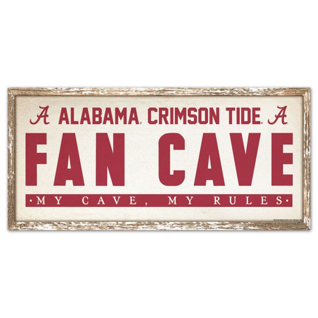 Alabama Crimson Tide Wood Sign 8" x 17"