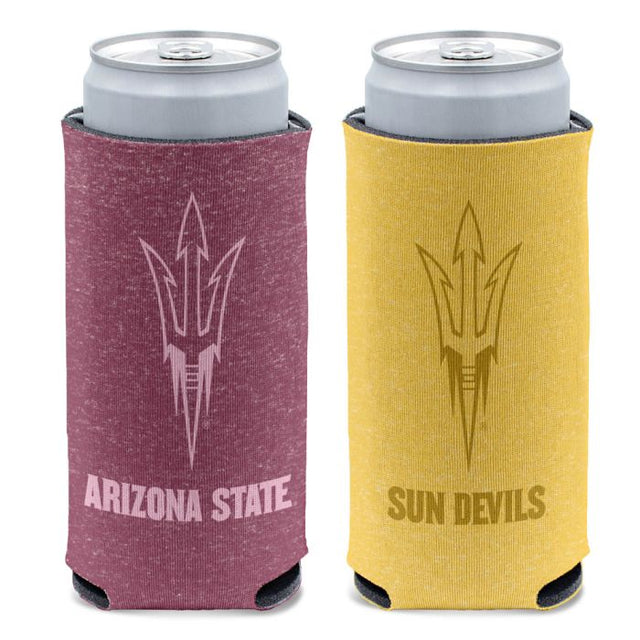 Enfriador de latas delgado de 12 oz de Arizona State Sun Devils