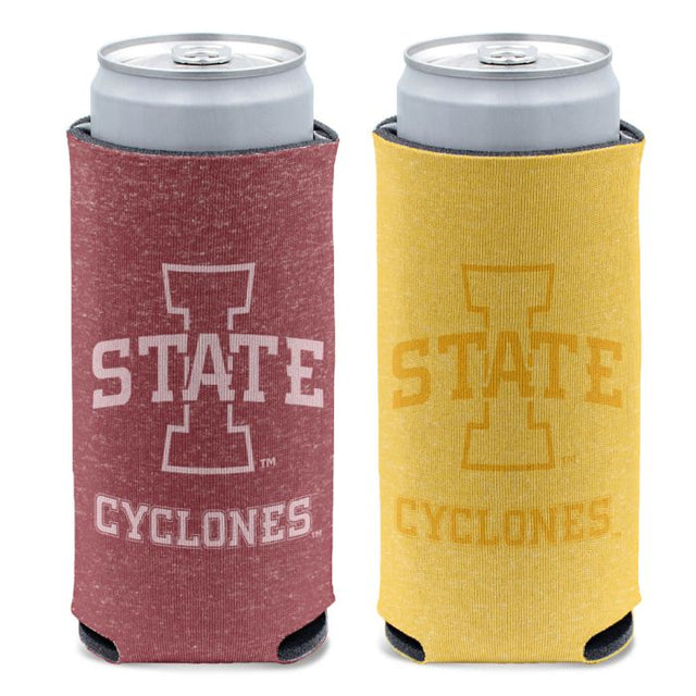 Enfriador de latas delgado de 12 oz de Iowa State Cyclones