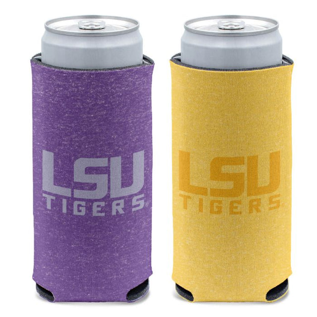 LSU Tigers 12 oz Slim Can Cooler