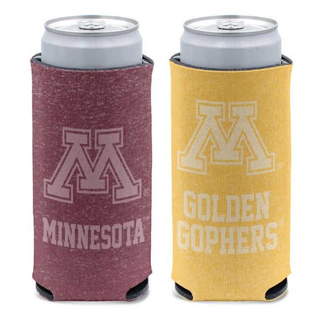 Enfriador de latas delgado de 12 oz de Minnesota Golden Gophers