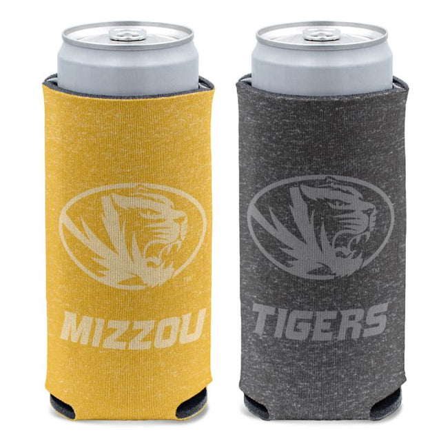 Enfriador de latas delgado de 12 oz de Missouri Tigers