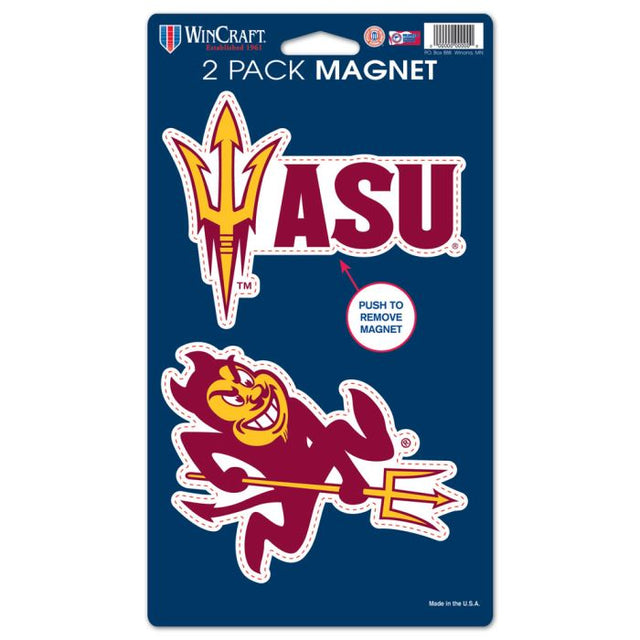 Arizona State Sun Devils 2 Pack Magnets 5" x 9"